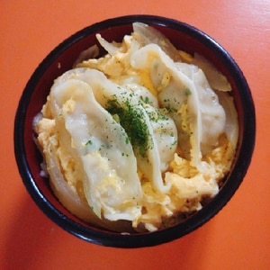 餃子丼✨残った焼き餃子リメイク